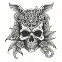 win or die tattoo design idea