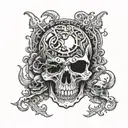 win or die tattoo design idea