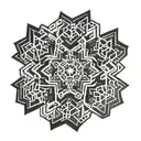 snowflakes  tattoo design idea