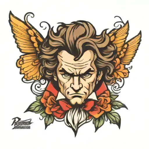 beethoven tattoo design idea