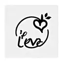 industrial style tatoo saying "I love Berny" tattoo design idea