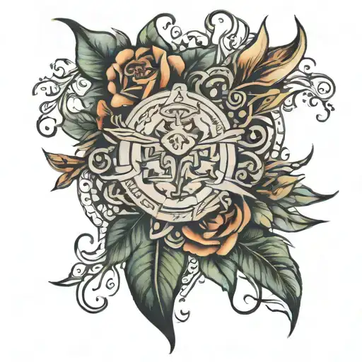 Ecclesiastes 10:2 tattoo design idea