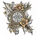 Ecclesiastes 10:2 tattoo design idea