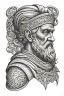 aristotle tattoo design idea