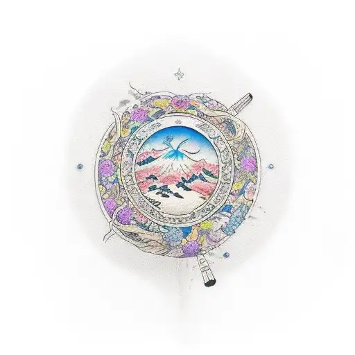  To see a World in a Grain of Sand And a Heaven in a Wild Flower, Hold Infinity in the palm of your hand And Eternity in tattoo design idea