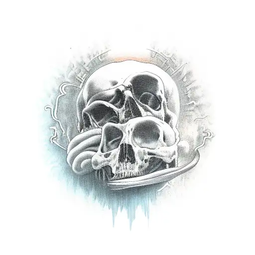 sleep is the cousin of death tattoo design idea