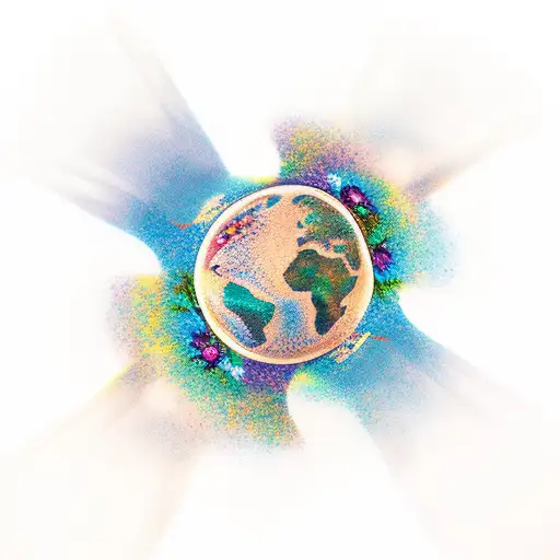  To see a World in a Grain of Sand And a Heaven in a Wild Flower, Hold Infinity in the palm of your hand And Eternity in tattoo design idea