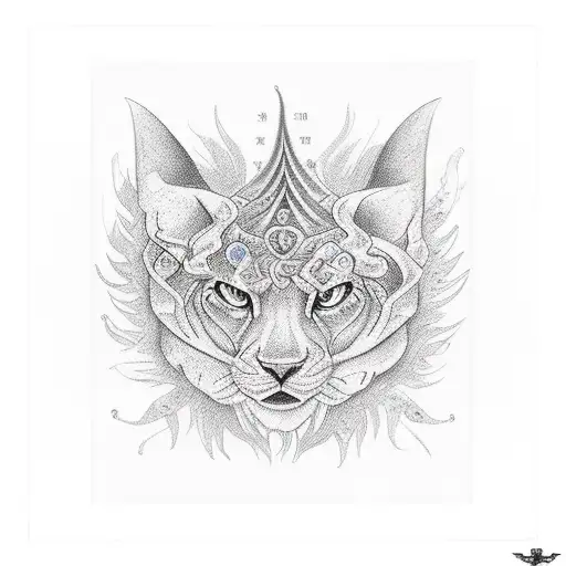 777, 666 tattoo design idea