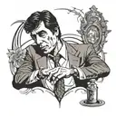 Tony montana tattoo design idea