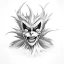 Ryuk tattoo design idea