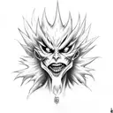 Ryuk tattoo design idea