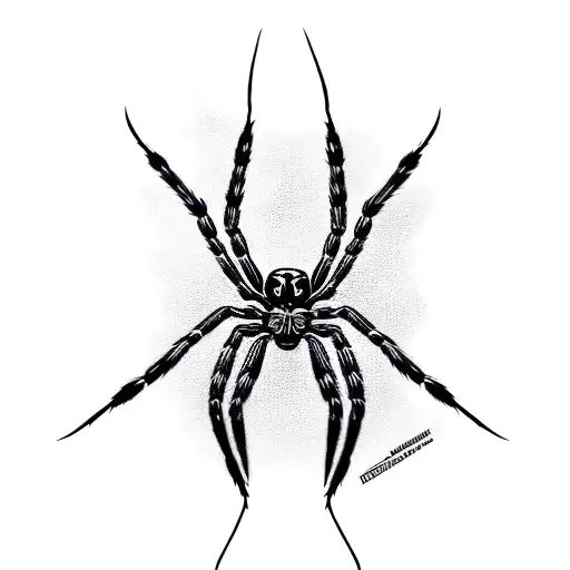 spider tattoo design idea