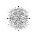 labyrinth  tattoo design idea