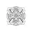 labyrinth  tattoo design idea