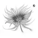 Red Spider lily tattoo design idea