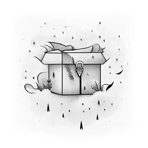 box of rain tattoo design idea