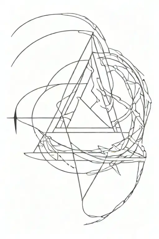 A tattoo design incorporating symbols of ENFJ personality traits and atheism, reflecting your beliefs and identity tattoo design idea