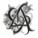 A tattoo design incorporating symbols of ENFJ personality traits and atheism, reflecting your beliefs and identity tattoo design idea