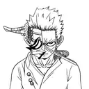 doflamingo zoro tattoo design idea