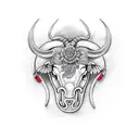 taurus  tattoo design idea