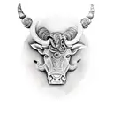 taurus  tattoo design idea