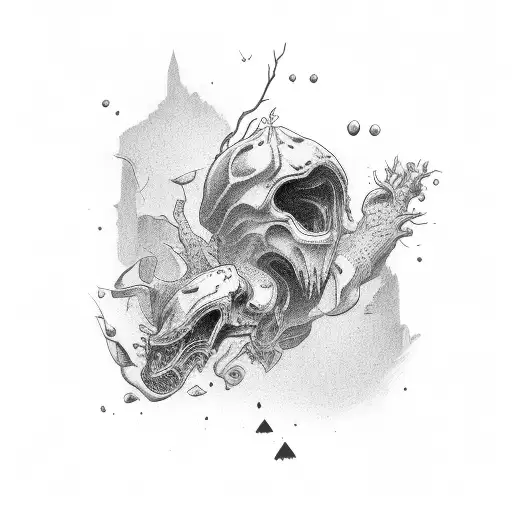 anxiety tattoo design idea