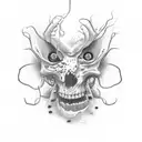 anxiety tattoo design idea