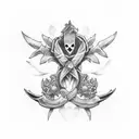 corazon tattoo design idea