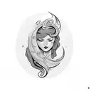 my mother's keeper with waves tattoo design idea
