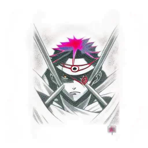 Akatsuki Itachi Sharingan tattoo design idea