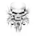 soul ascending tattoo design idea