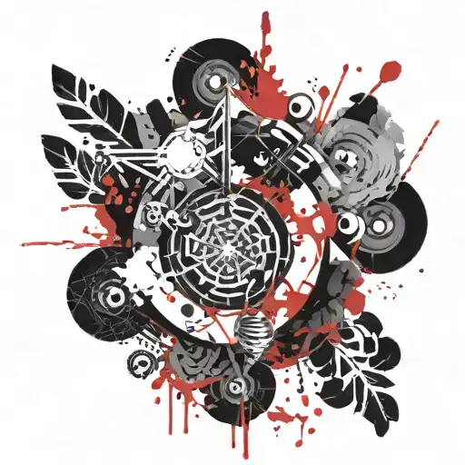 Ophanim tattoo design idea