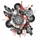 Ophanim tattoo design idea