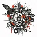 Ophanim tattoo design idea