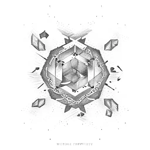 quantum physics tattoo design idea