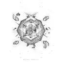 quantum physics tattoo design idea