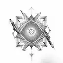 quantum physics tattoo design idea