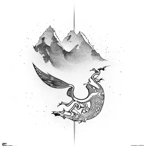 new zealand symbol hei matau tattoo design idea
