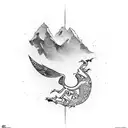 new zealand symbol hei matau tattoo design idea