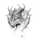tiara tattoo design idea