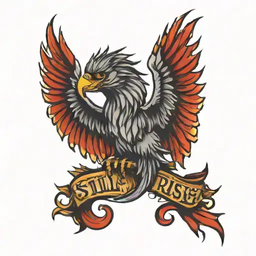 still I rise tattoo design idea