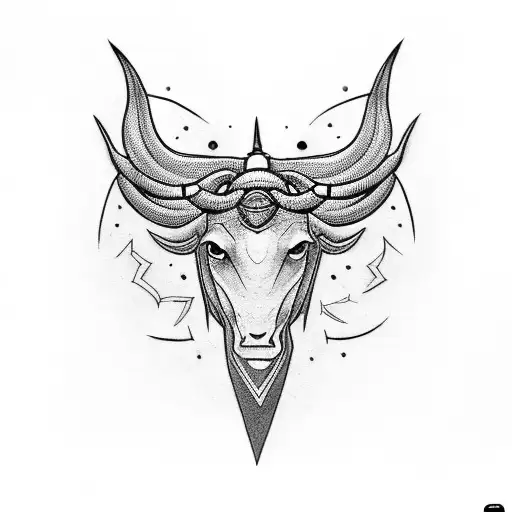 Taurus tattoo tattoo design idea