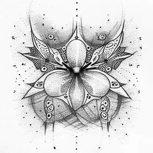 apricot tattoo design idea