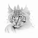 a billboard that says "disappear here" in the middle  tattoo design idea