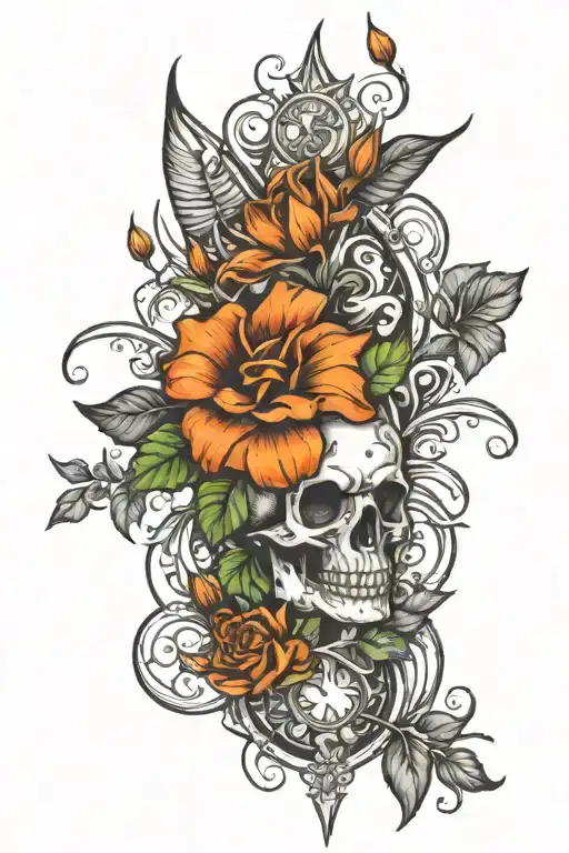 Create a tattoo showing a design growing up in Michigan, living in Texas, Washington DC, Washington state and New York  tattoo design idea