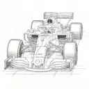 formula 1 car Charles Leclerc tattoo design idea