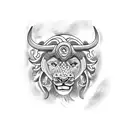 Taurus x2 and a leo tattoo design idea
