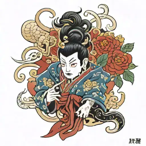 If you hesitate, you will lose tattoo design idea