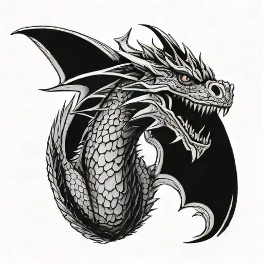 Drogon  tattoo design idea