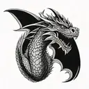 Drogon  tattoo design idea